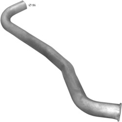 Výstupní trubka 69.26 Mercedes 19-33 T, 17-18 T, 10-16 T