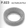 Těsnicí kroužek výfuku P.023 42,7x65,2x15,6