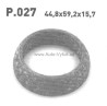 Těsnicí kroužek výfuku P.027 44,8x59,2x15,7