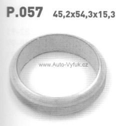 Těsnicí kroužek výfuku P.057 45,2x54,3x15,3