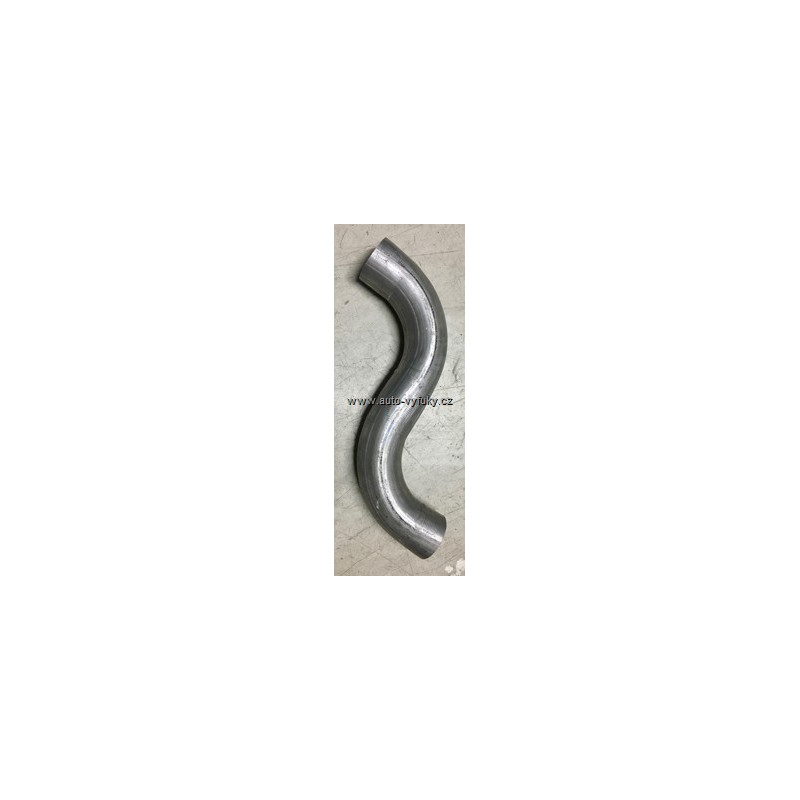 Koleno S (dvojité) výfuková trubka 2x 90° vnější průměr 55mm
