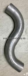 Koleno S (dvojité) výfuková trubka 2x 90° vnější průměr 55mm