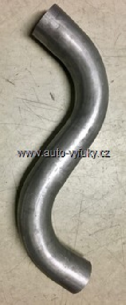 Koleno S (dvojité) výfuková trubka 2x 90° vnější průměr 60mm