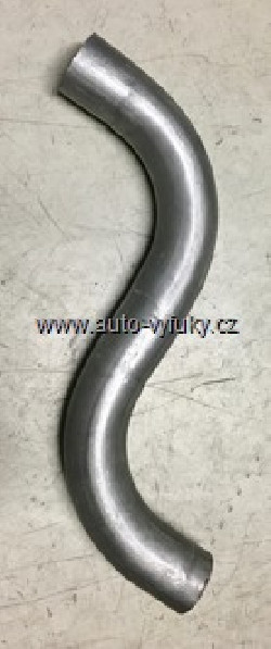 Koleno S (dvojité) výfuková trubka 2x 90° vnější průměr 40mm