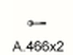 Spojovací materiál výfuku A.466 M10 × 1,5 × 55 mm