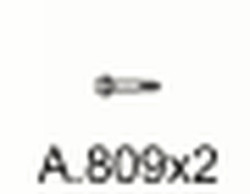 Spojovací materiál výfuku A.809 M8 × 1,25 × 90 mm