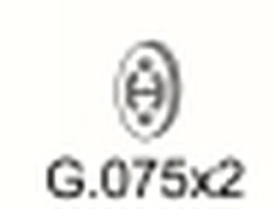 Gumový závěs výfuku G.075