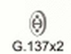 Gumový závěs výfuku G.137