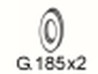 Gumový závěs výfuku G.185