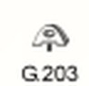 Gumový závěs výfuku G.203