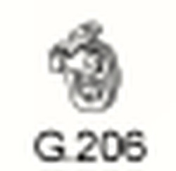 Gumový závěs výfuku G.206