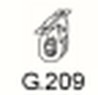 Gumový závěs výfuku G.209