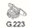 Gumový závěs výfuku G.223