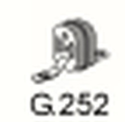 Gumový závěs výfuku G.252