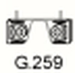 Gumový závěs výfuku G.259