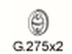 Gumový závěs výfuku G.275