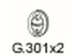 Gumový závěs výfuku G.301