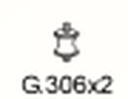 Gumový závěs výfuku G.306