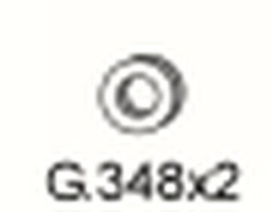 Gumový závěs výfuku G.348 53,6x32,7x10