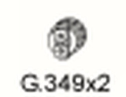 Gumový závěs výfuku G.349