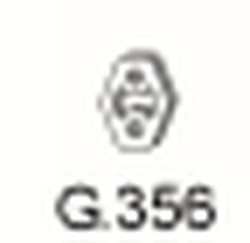 Gumový závěs výfuku G.356