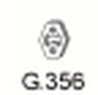 Gumový závěs výfuku G.356