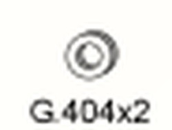 Gumový závěs výfuku G.404 64,6x36,3x15