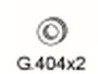 Gumový závěs výfuku G.404 64,6x36,3x15