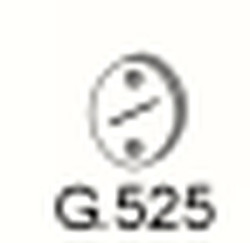 Gumový závěs výfuku G.525