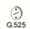 Gumový závěs výfuku G.525