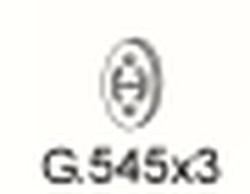 Gumový závěs výfuku G.545