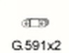 Gumový závěs výfuku G.591