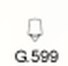 Gumový závěs výfuku G.599