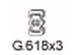 Gumový závěs výfuku G.618