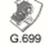 Gumový závěs výfuku G.699
