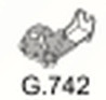 Gumový závěs výfuku G.742