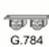 Gumový závěs výfuku G.784