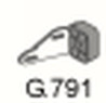 Gumový závěs výfuku G.791