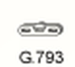 Gumový závěs výfuku G.793