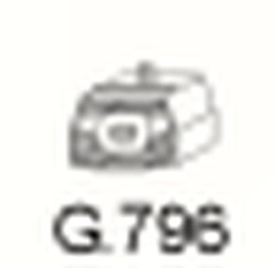 Gumový závěs výfuku G.796