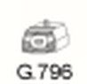 Gumový závěs výfuku G.796