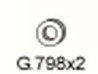 Gumový závěs výfuku G.798 70,5x49x11,5