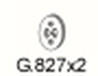 Gumový závěs výfuku G.827