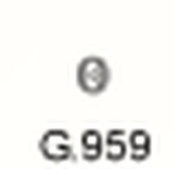 Gumový závěs výfuku G.959