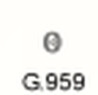 Gumový závěs výfuku G.959