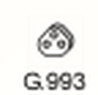 Gumový závěs výfuku G.993