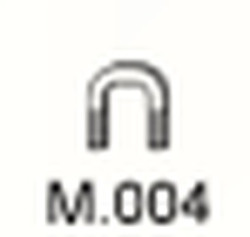 Montážní díl výfuku M.004