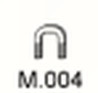 Montážní díl výfuku M.004