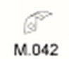 Montážní díl výfuku M.042
