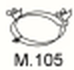 Montážní díl výfuku M.105
